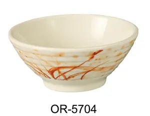 Yanco OR-5704 Casual Attractive 7 oz Orchis Tableware Bowl - 2.25 x 4"d - Pack of 72