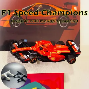 Wall-Mounted Display Stand for F1 Speed Champion Car, Modern Home Decor Accessory, Perfect for Showcasing Favorite Memorabilia