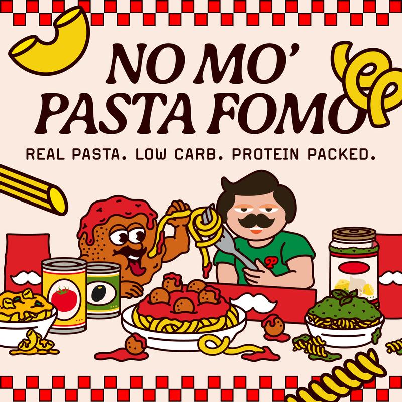 Pete's High Protein, Low Carb Pasta - Rotini, Healthy, Keto, Made in Italy