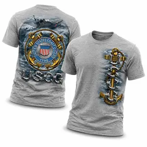 US Coast Guard Shirt USCG Anchor Emblem Tee, United States Coast Guard 1790 Shirt, Maritime Military Graphic T-Shirt, Patriotic Navy Style Shirt, Veteran Support Gift Tee – Menswear & Underwear - Men's Tops - T-Shirts