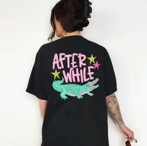 Funny Later Gator, After While Crocodile T-Shirt, Trendy Apparel, Funny Graphic