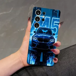 Luxury Sports Car Bmw-S W Phone Case for Samsung Galaxy S25 S24 S23 S22 S21 Fe Ultra Plus 4g 5g, Lens Protection Shockproof Protective Hard PC Back Cover