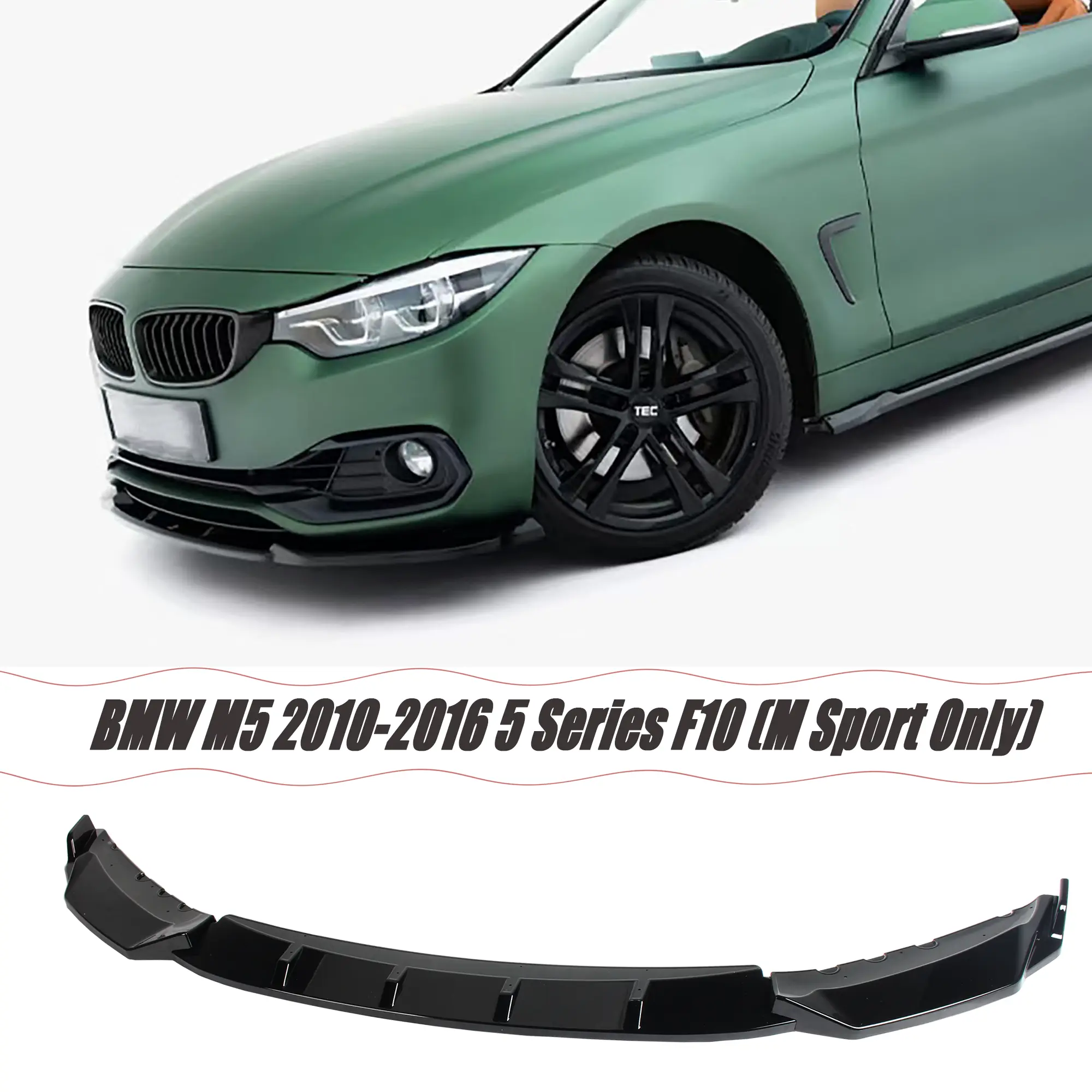 MUTUSAISI Front Bumper Lip Splitter Spoiler For BMW 4 Series F32 F33 F36 2014-2020 428i/ 435i/ 430i/ 440i Accessories