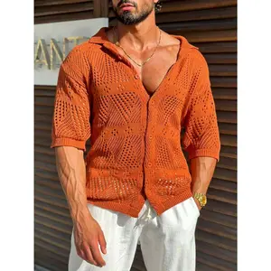 HYPESTFIT Men’s Summer Casual Short Sleeve Shirt – Perfect for Summer Outdoor & Daily Look