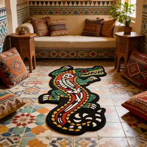 Modern Anime Cartoon Character Rug, Living Room Bedroom Carpet Mat, Decorative Rug, Washable Easy Clean Plush Rug, Fluffy Rug, Shaggy Area Rugs, Home Decor for Sofa Coffee Table Hotel Office Closet