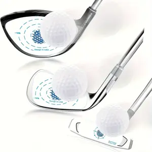 Golf Impact Tape Clubs Labels 125/250/375PCS  Stickers Oversized Training Aid for Irons Woods Ball Hitting Recorder Swing Trainer Equipment