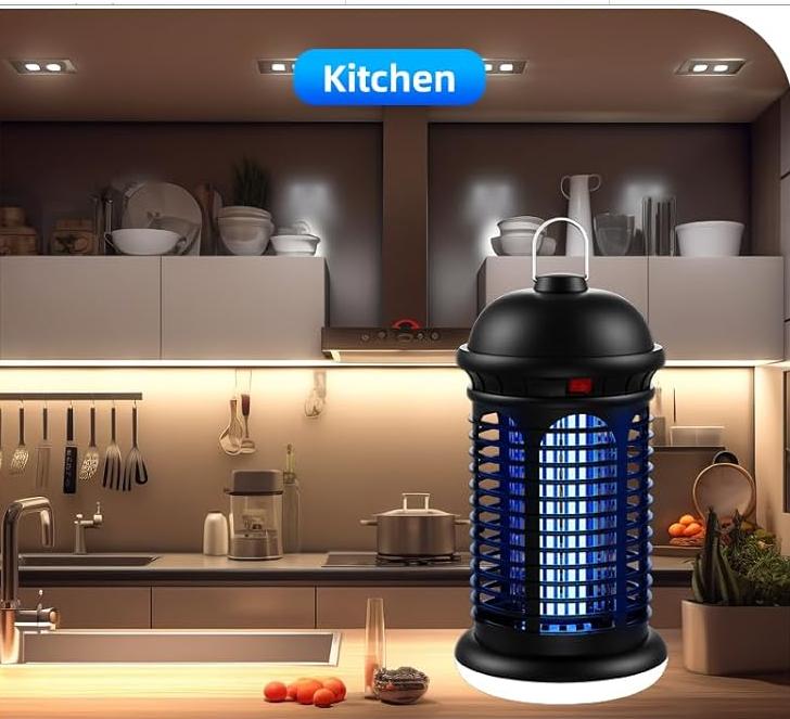 Electric Mosquito Zapper Outdoor Indoor, Bottom LED light Bug Zapper Fly Trap Insect killer for Summer Home, Backyard, Patio, Garden, New year and christmas gift Electric Mosquito Zapper Outdoor Indoor, Bottom LED light Bug Zapper Fly Trap Insect killer for Summer Home, Backyard, Patio, Garden, New year and christmas gift