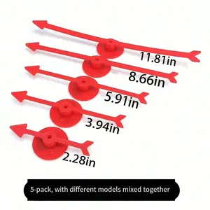 Magnetic Plastic Pointer Game Board Toy, Rotating Arrow Chess Pieces, Intelligence Development DIY Tabletop Games, Lucky Spin Wheel