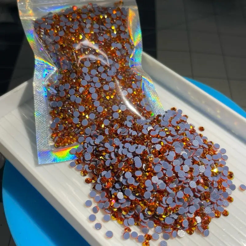Golden Orange (Gold Orange AB) SS10 Rhinestones