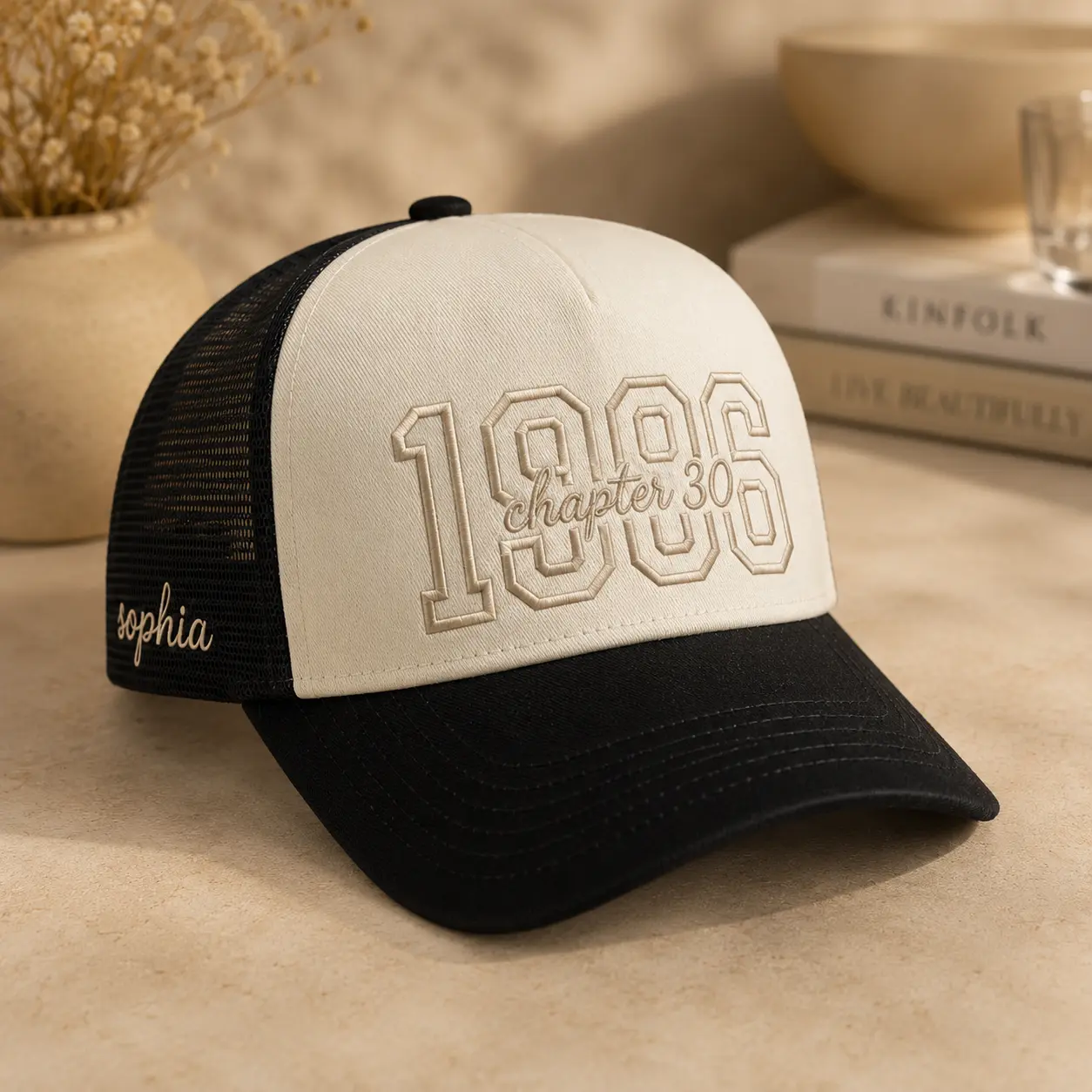 Custom Chapter 30 Trucker Hat, Personalized Embroidered Birthday Cap, Chapter Birthday Snapback, Milestone Celebration Gift
