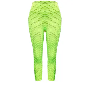 Woman's Capris - Stretchy Leggings, Moisture Wicking Fabric, Comfortable Fit, Versatile Summer Wear, Basic Style