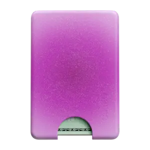 Casely MagWallet | Aura | Violet Soul | Purple | Slim Wallet Card Holder | Compatible with MagSafe | Soft-Touch Hard Silicone | Holds Up to 3 Cards