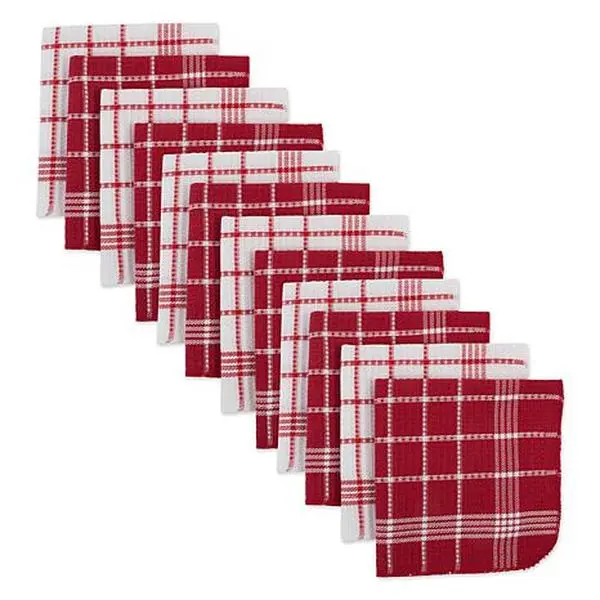 Design Imports 12-pack Waffle Weave Dishcloths