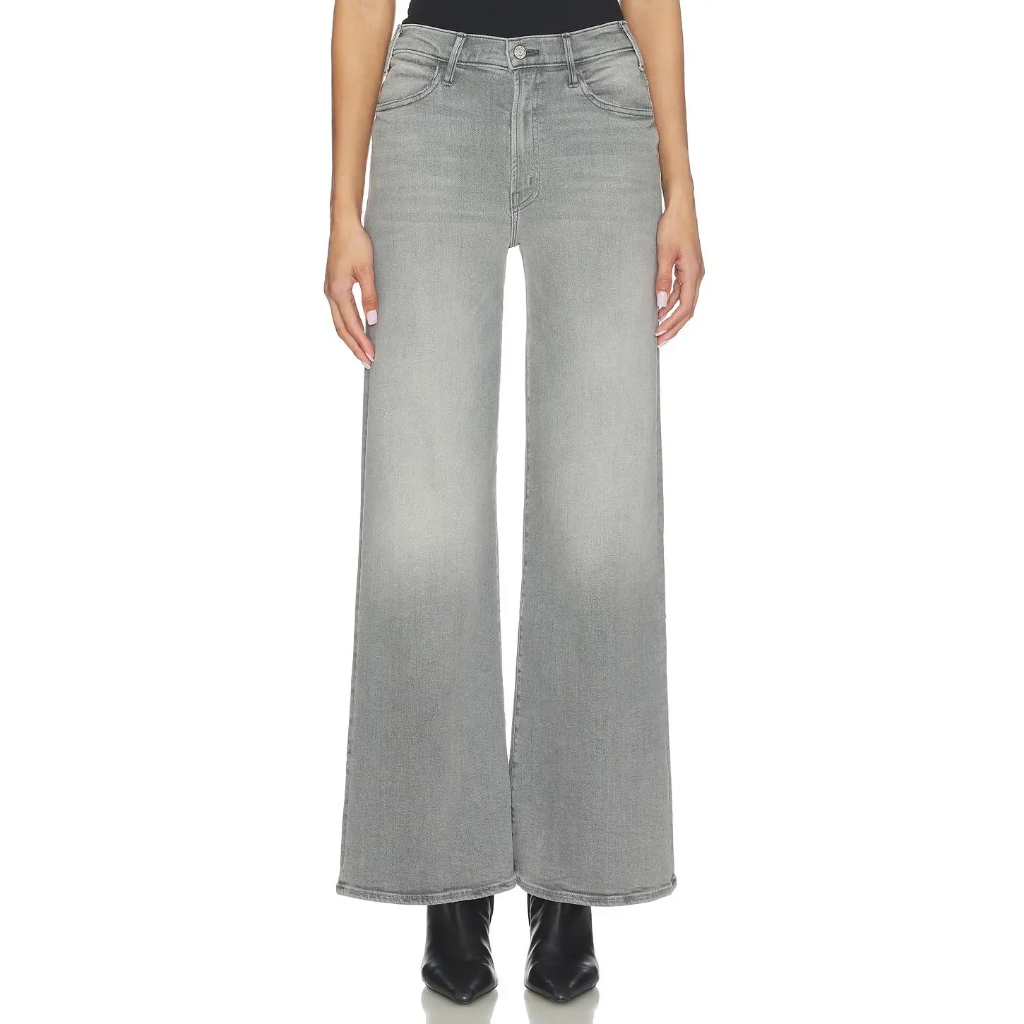 MOTHER The Hustler Roller Skimp Jeans in Catch Me Outside