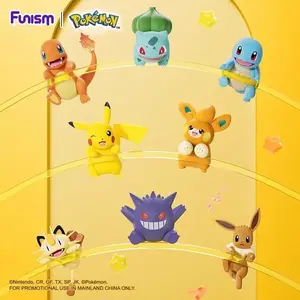 Miniso Pokemon Lying Pose Series Volume Cute Cartoon Character Ornaments Design Lovely Collectibles Perfect Gifts For Pokemon Fans Home Table Decorations