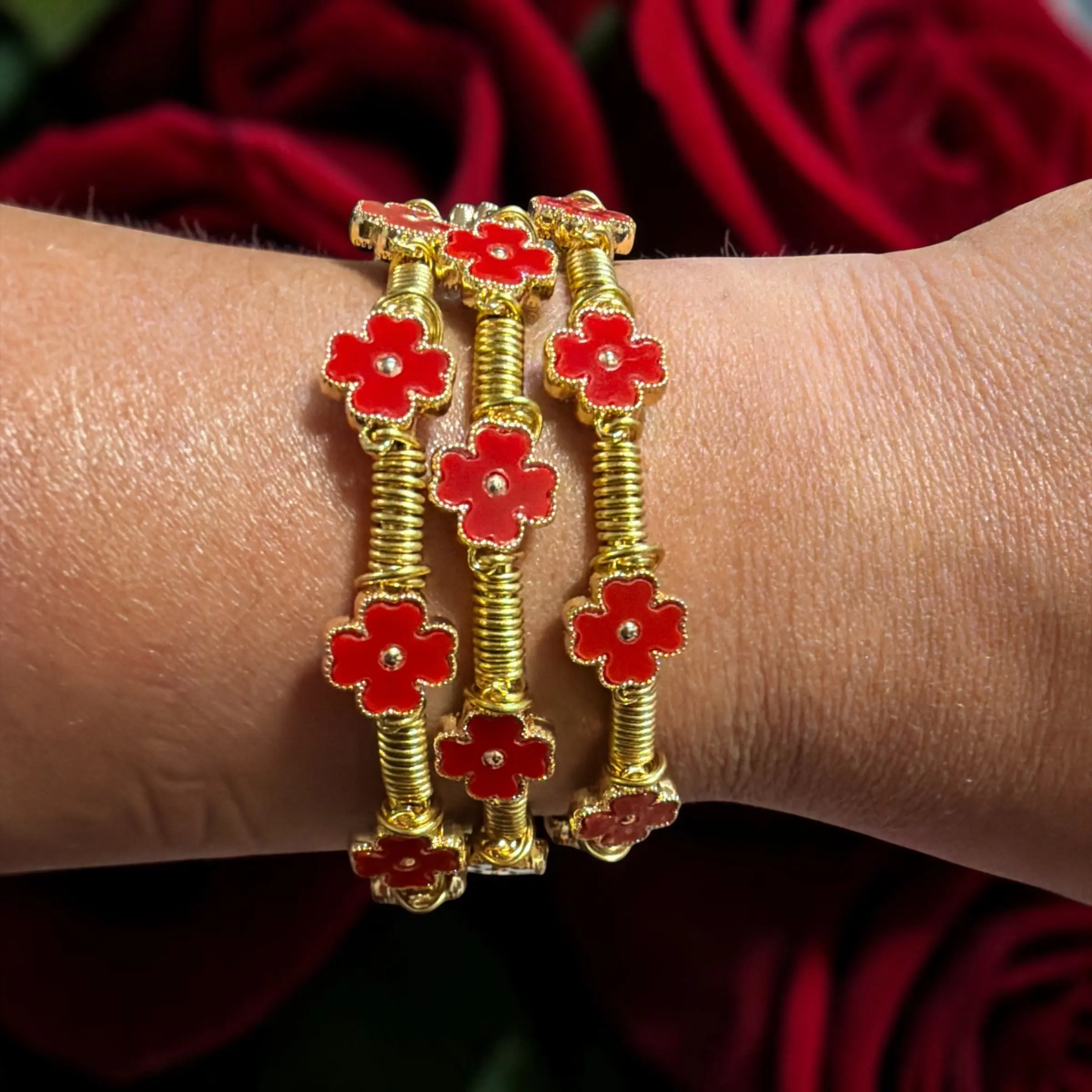 Red Clover Bangle