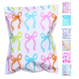 6 x 9 Pastel Color Poly Mailers Waterproof Tear Resistant Self Sealing Envelopes Bulk Value Pack of 100 for Boutique Shipping Postal Bags