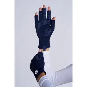 Unisex MaxShield Multi-Sport Fingerless Gloves | Navy