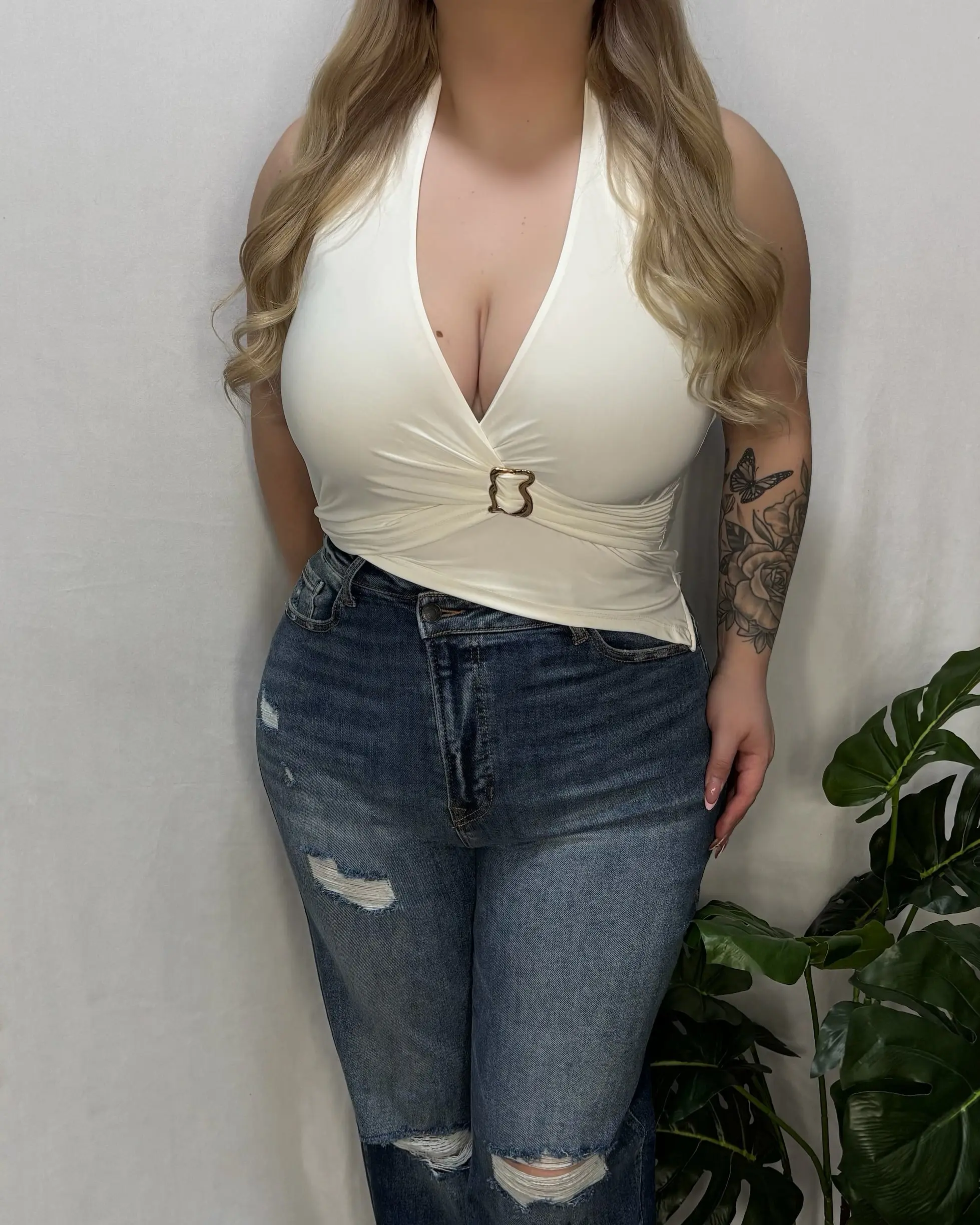 Alma Halter Top (Off White)