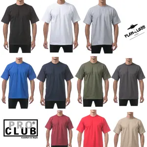 Pro Club Men's Heavyweight Short Sleeve TShirt Menswear Streetwear Casual