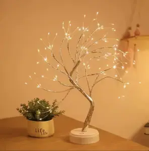 Fairy Spirit Bonsai Tree Light 108 LED Touch USB Battery Home Decor TikTok Shop