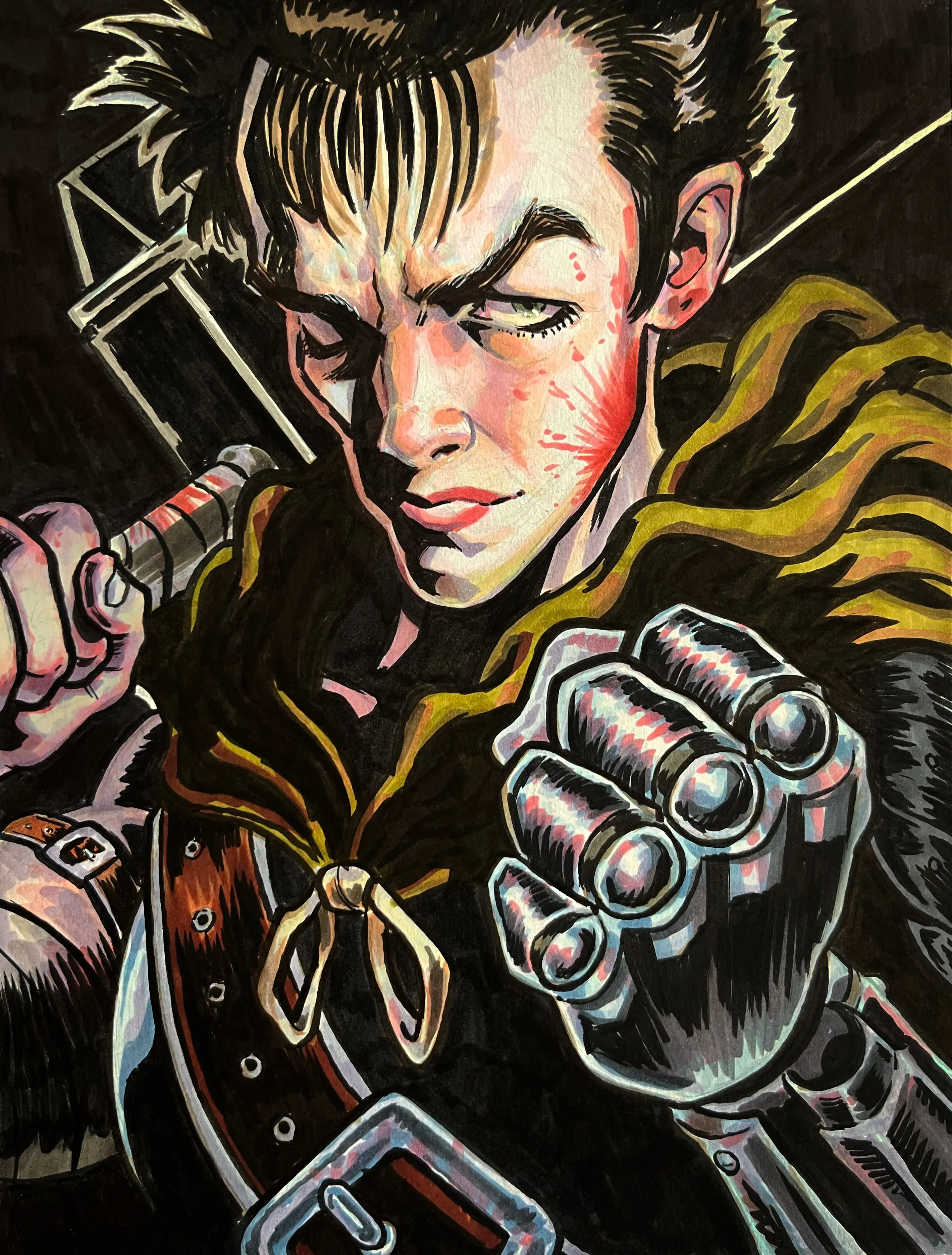 Guts – 9×12 Original Fan Art Sketch