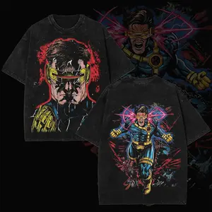 Vintage Scott Cyclops Summers X-Men Inspired T-Shirt – Retro 90s Mutant Leader Graphic Tee, Streetwear Cotton Shirt for Men & Women, Gift for Fan, Gift for Him