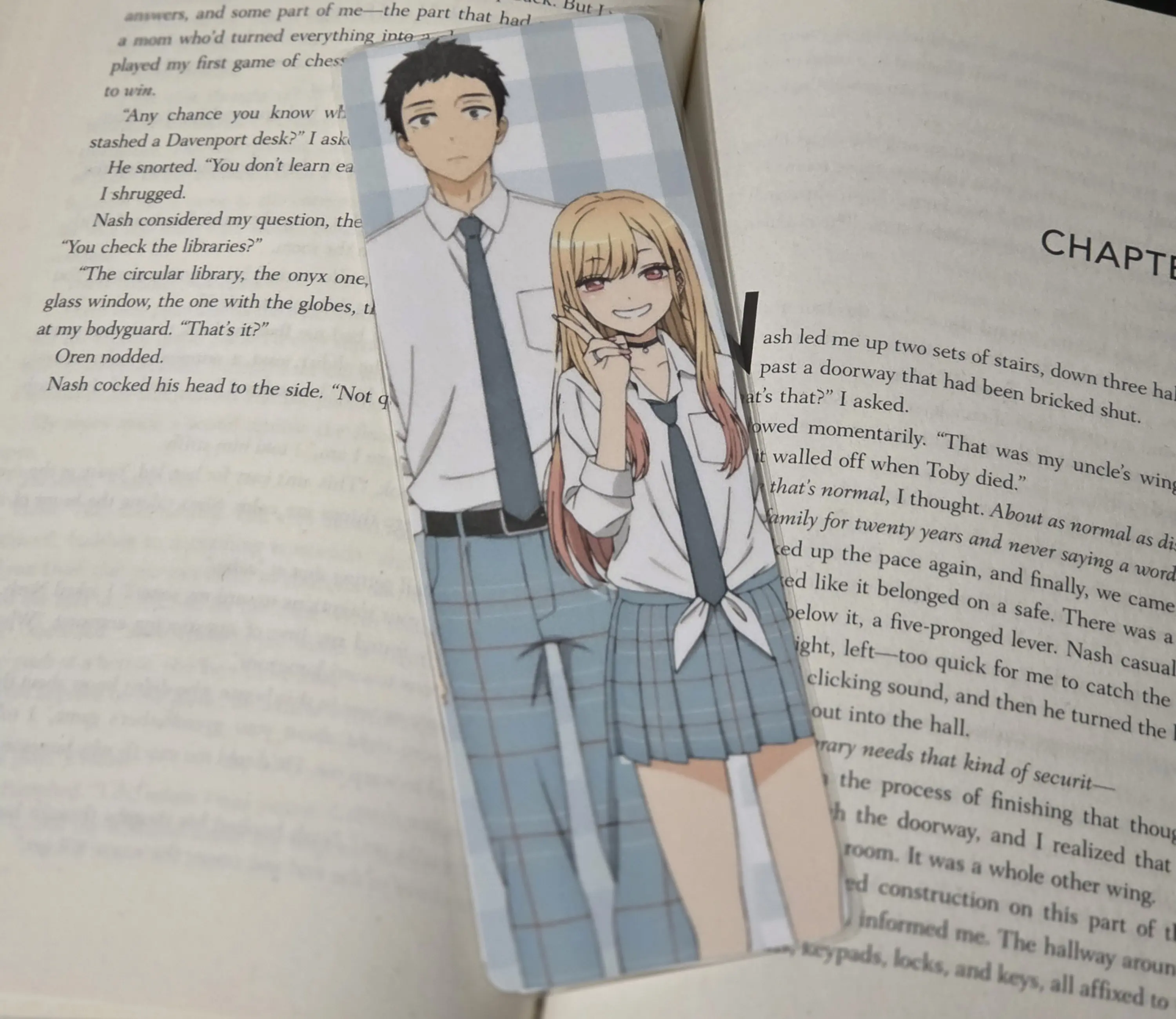 My Dress Up Darling Bookmark - Featuring Character Design from the Series - Perfect for Book Lovers