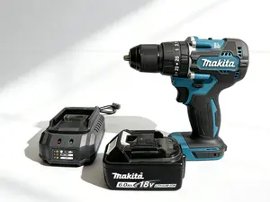 Makita DDF487 18V LXT Brushless Cordless Drill Driver, 6.0Ah Battery & Charger Included