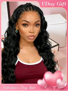 13x4 Free Part Lace Front Wavy Wig, 180% Density 26" Unisex Suitable for all ethnicities, versatile wig | Smooth straight wig | Natural texture, long wig for women, perfect for everyday wear and parties Lace Front Wigs