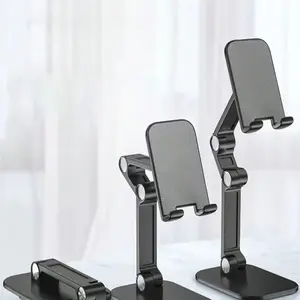 Universal Phone Tablet Stand, Foldable Extensible Desktop Lazy Holder, Adjustable Foldable Holder, Multi-Use Portable Stand, Multifunctional Phone Stand for Live Streaming, Online Classes, Outdoor Use