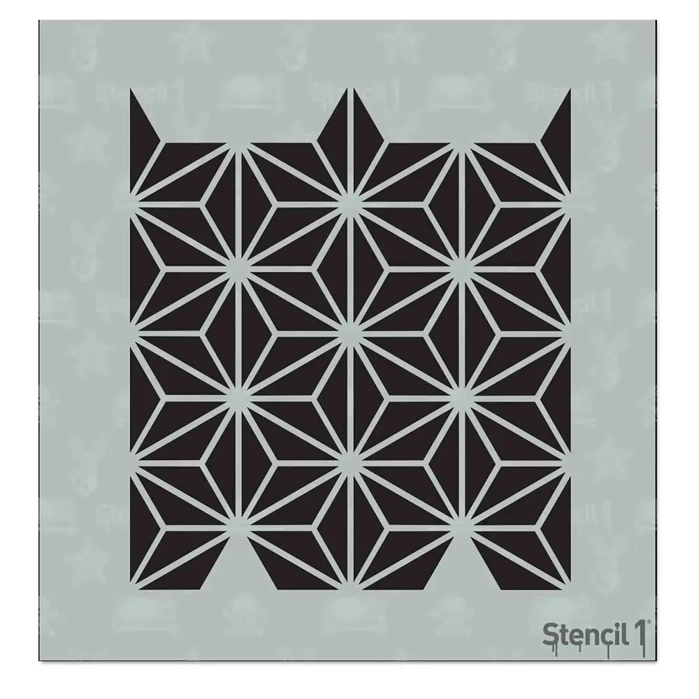 Asian Star Stencil – Small (5.75″ x 6″)
