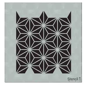 Asian Star Stencil – Small (5.75″ x 6″)