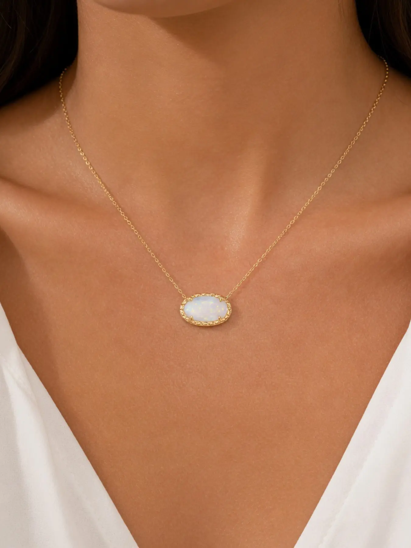Elegant Elisa Necklace with Pendant, Perfect Gift for Her, Fashionable Daily Wear Jewelry, Trendy Accessory for Women, Copper Pendant Necklaces