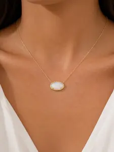 Elegant Elisa Necklace with Pendant, Perfect Gift for Her, Fashionable Daily Wear Jewelry, Trendy Accessory for Women