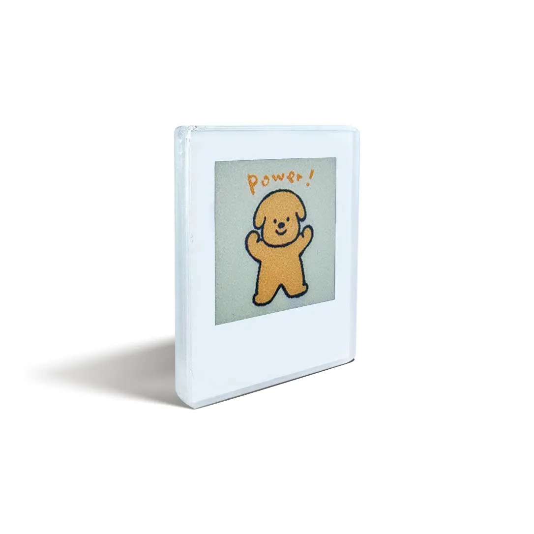 NFC-Powered E-Ink Keychain | 1.54" 4-Color Display |Polaroid Collection
