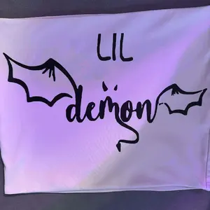 Lil demon crop top