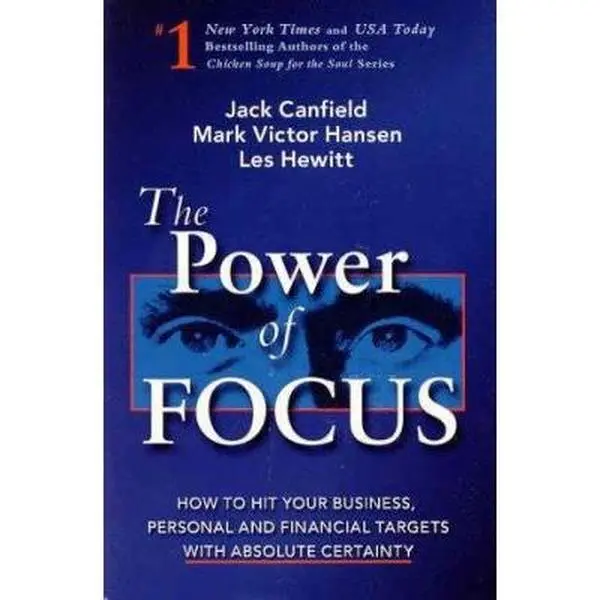 Used Hardcover Book - The Power of Focus by Mark Victor Hansen & Jack Canfield (2000 Edition, English, 1.35 lbs, Very Good Condition) - Self-Improvement Read with Easy-to-Implement Steps, Specific Focus Strategies