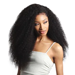 Shake-N-Go Virgin Remy Hair HD Lace Closure Glossy Wet N Wavy 2X6 Bohemian Curl 12"