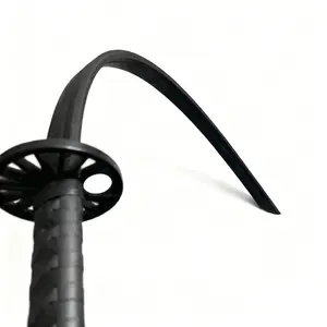 Black Samurai Polyethylene Prop Unbreakable Bendable Christmas Gift for Boyfriend Kids Perfect for Cosplay Photo Shoots holiday  gifts Party Decoration Supplies