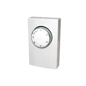 212 MAIN King Electric K101-C 120-277V Bi-Metal Single Pole Sensor Cooling Line Voltage Thermostat, White, 18-22A