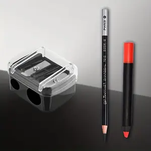 Double Hole Design Pencil Sharpener (1 Count), Manual Pencil Sharpener without Pencil for Students, Office Stationery & Supplies, Mechanical Pencils, Writing Stationery