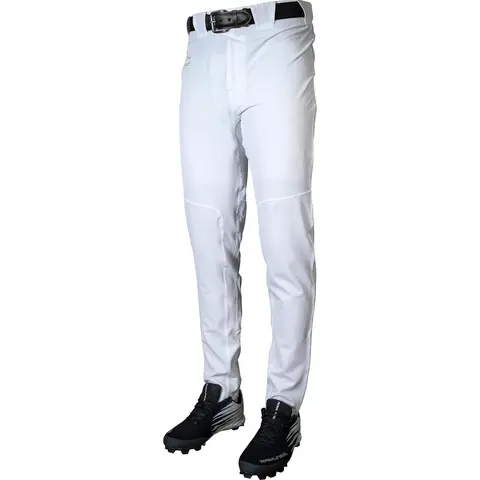 | Men’s Gold Collection Series Baseball Pants | Semi-Relaxed Tapered Fit | Adult Sizes | Solid White