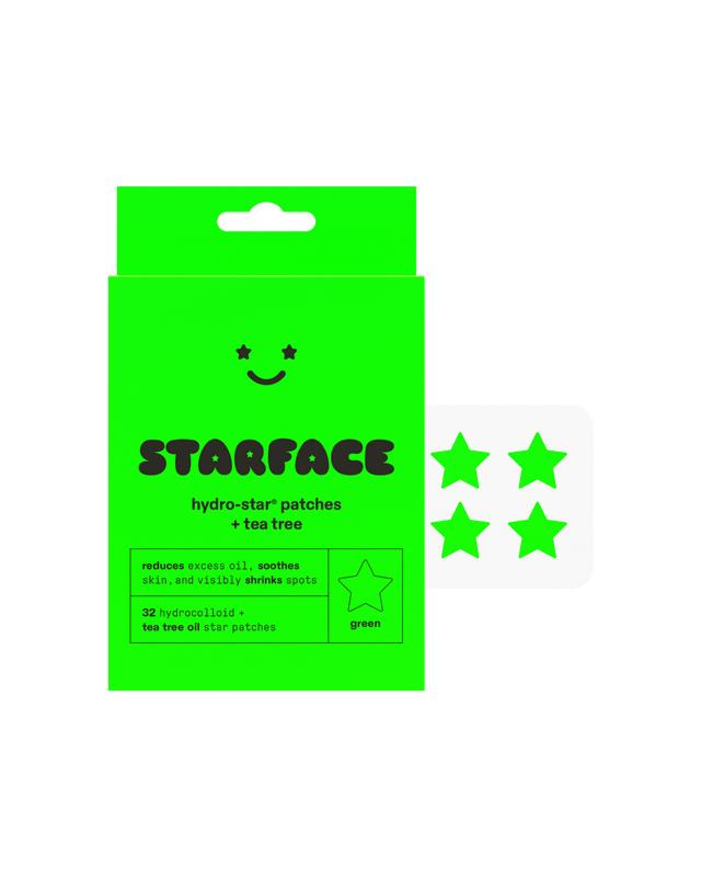 Starface Hydro-Star️ + Tea Tree Patches, 32 ct Gentle Skin Repair