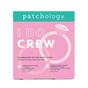 I Do Crew Eye Gel Kit - Eye Makeup Kit with Gel Eyes for Brides and Bridesmaids - Hyaluronic Acid Hydration, Strawberry Flavor, Restores Skin Comfort