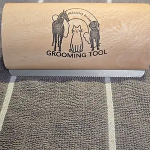 [Upgraded] Safe 2-Step Professional Dog Hair Deshedding Comb, Pet Grooming Brush, Dog & Cat Brush — Deshedding Tool for Long-haired Dogs, Dog & Cat Comb, High-Efficiency Deshedding, Self-Cleaning Professional Pet Fur Removal Tool