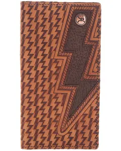 Hooey Men's Men'S Lightning Bolt Rodeo Wallet - Rw016-Tnbr
