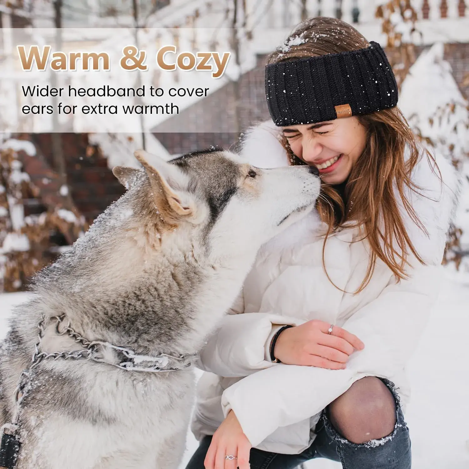 Women\'s Plush Fleece Headband Cozy Warm Fit Casual Stylish Winter Accessory Head Band Earmuffs Winter Women Cover Plush Headband... From  main image 4