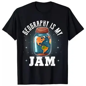 Geography is My Hobby T-shirt Geographer Fun Geography Gift Men's Fashion Top, Outdoor and Casual Wear - 200g Cotton Men's T-Shirts Classic Cotton Tee Comfort Wear Graphic Tees Casual Short-Sleeve 100% Cotton Sizes S to XXXL