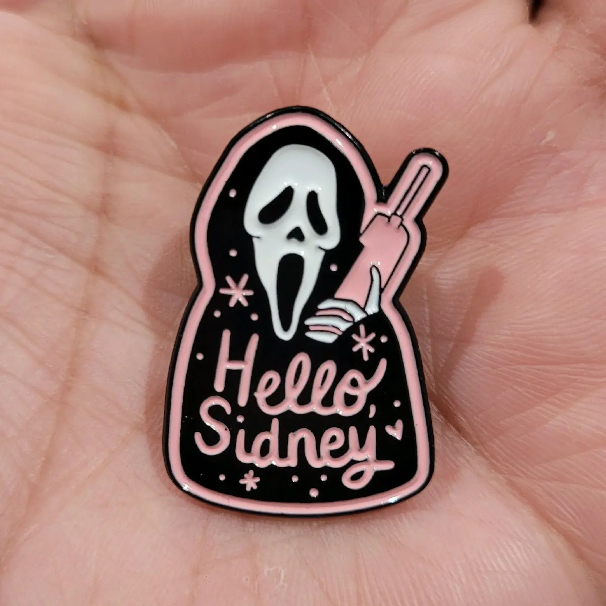 Ghost Face Horror Pin
